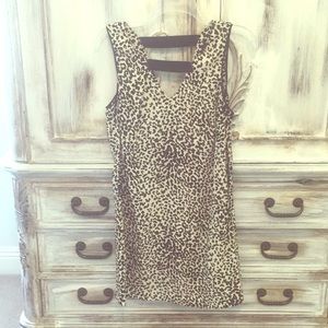 Leopard print dress